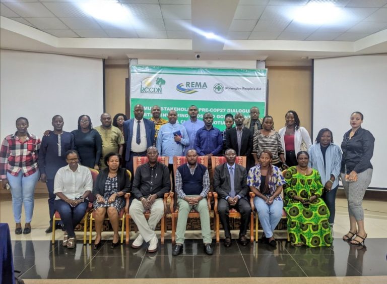 Multi-Stakeholder Pre-COP27 Dialogue meeting involving CSOs & Government of Rwanda Climate Negotiators